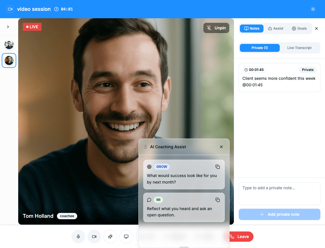 Built-In Video Sessions